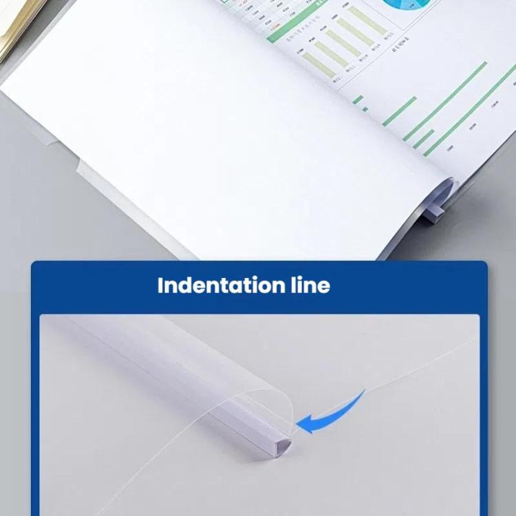 Deli 10pcs /Pack 5854 A4 Lever Arch File Binder With 9mm Spine Width - Holds Up To 80 Sheets - Random Color