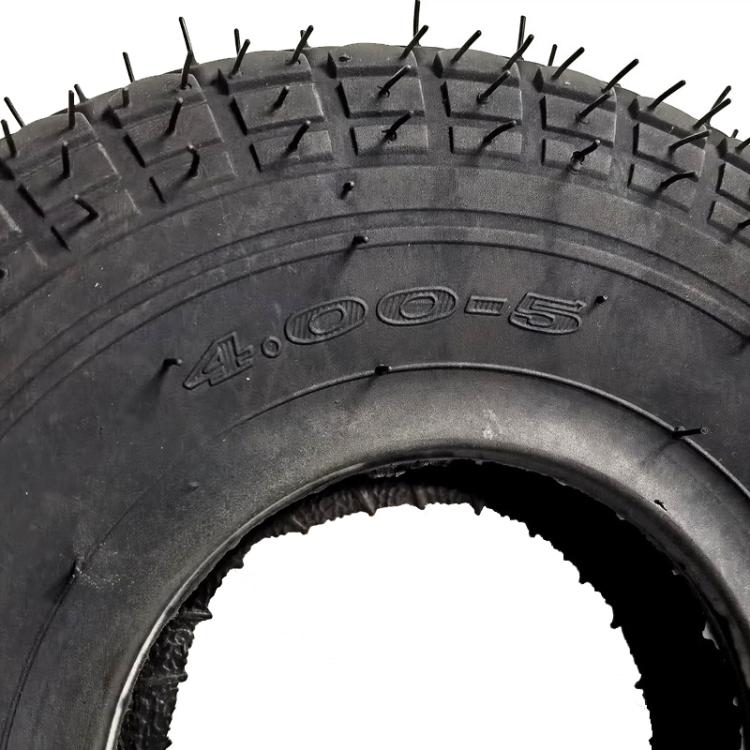 4.00-5 Electrical Bike 12inch Elderly Scooter Pneumatic Tire Accessories, Style: Outer Tire