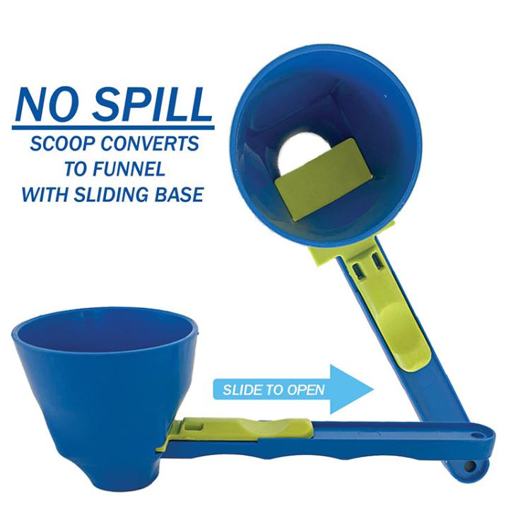 Multifunctional Protein Powder Sliding Scoop Kitchen Household Coffee Leak-Proof Ladle