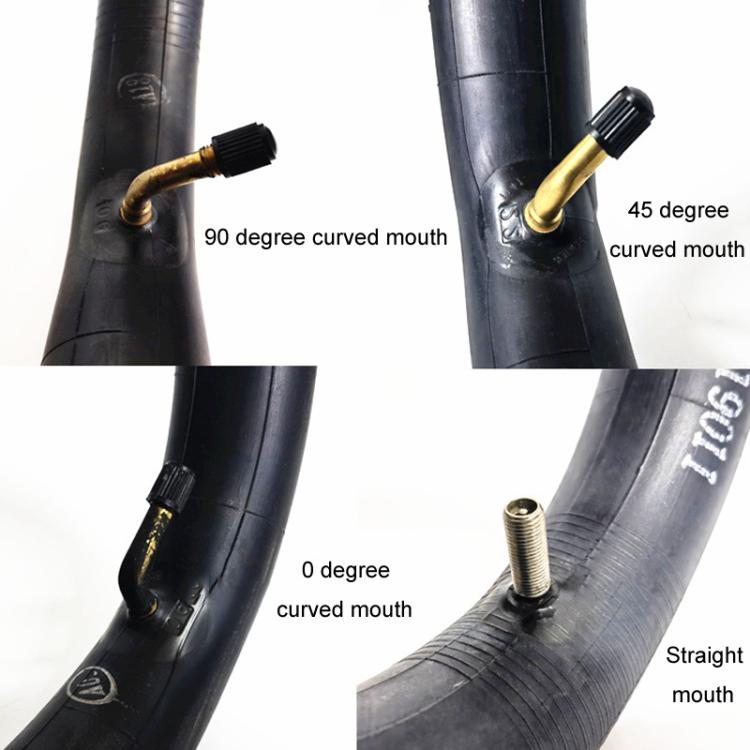 10 x 2.125 45 Degree Nozzle 10 inch Electrical Scooter Thickened Butyl Rubber Inner Tube