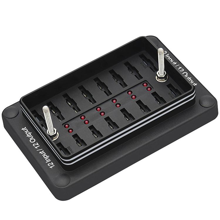 One In And One Out 12-Way Fuse Box LED Indicator With Sticker - ZH-1704B2