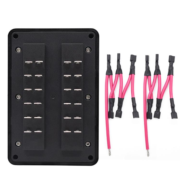 One In And One Out 12-Way Fuse Box LED Indicator With Sticker - ZH-1704B2