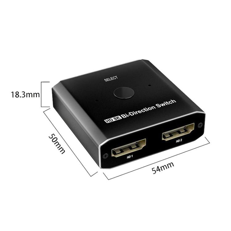PWAY S6203H 8K 60Hz 2 In 1 Out HDMI-Compatible Two-Way Switcher - S6203H