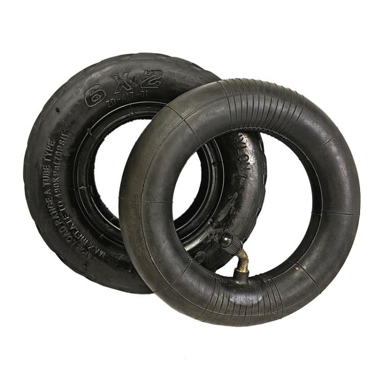 6 x 2 Thickened 6 inch Electrical Scooter Tire Accessories, Style: Inner And Outer Tire