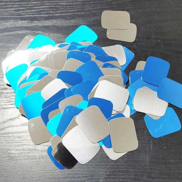 2pcs /Pack Adhesive Iron Sheet Metal Plate Sticker For Magnet Phone Holder Magnetic Cabinet Lights 35 x 45 x 0.3mm