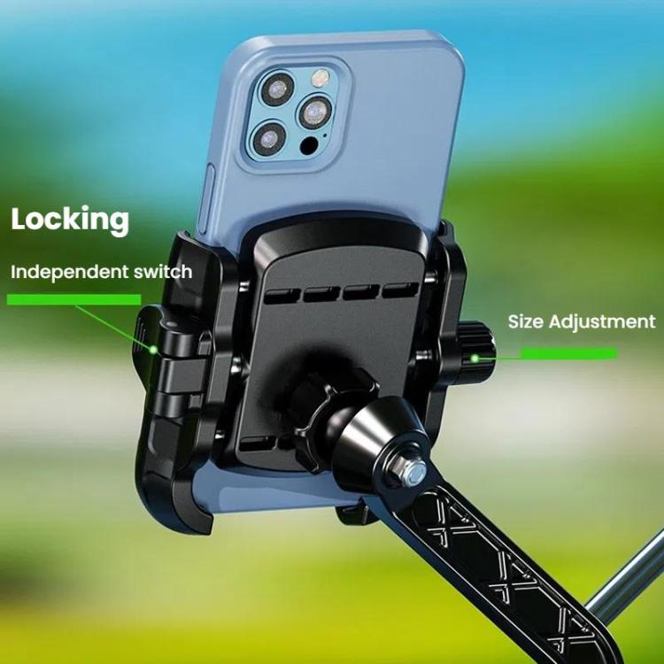 Kewig Motorcycle Bicycle Non-Blocking Mobile Phone Camera Navigation Bracket