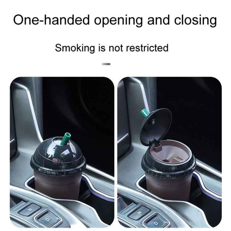 HY-413 Car And Home Use Coffee Mug Shape High Temperature Resistant Separate Ashtray