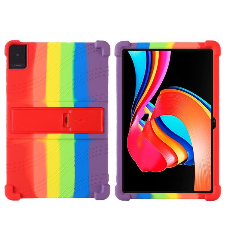 For TCL TAB 10L Gen 2 Shockproof Silicone Tablet Protective Case With Holder