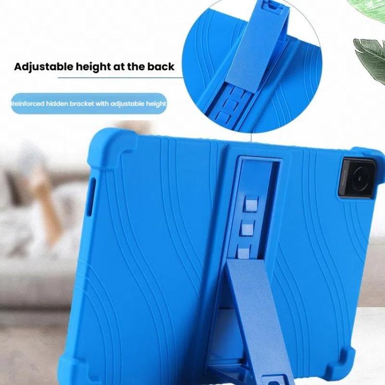 For TCL TAB 10L Gen 2 Shockproof Silicone Tablet Protective Case With Holder