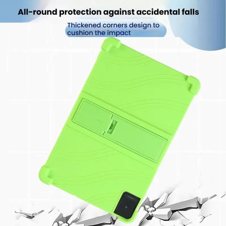 For TCL TAB 10L Gen 2 Shockproof Silicone Tablet Protective Case With Holder