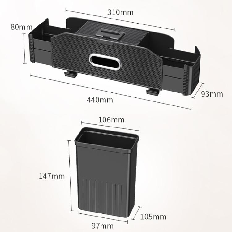 Car Seat Back Multifunctional Storage Box Pouch Phone Holder