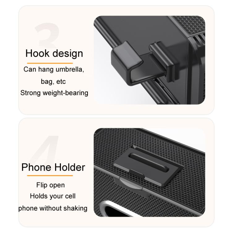 Car Seat Back Multifunctional Storage Box Pouch Phone Holder