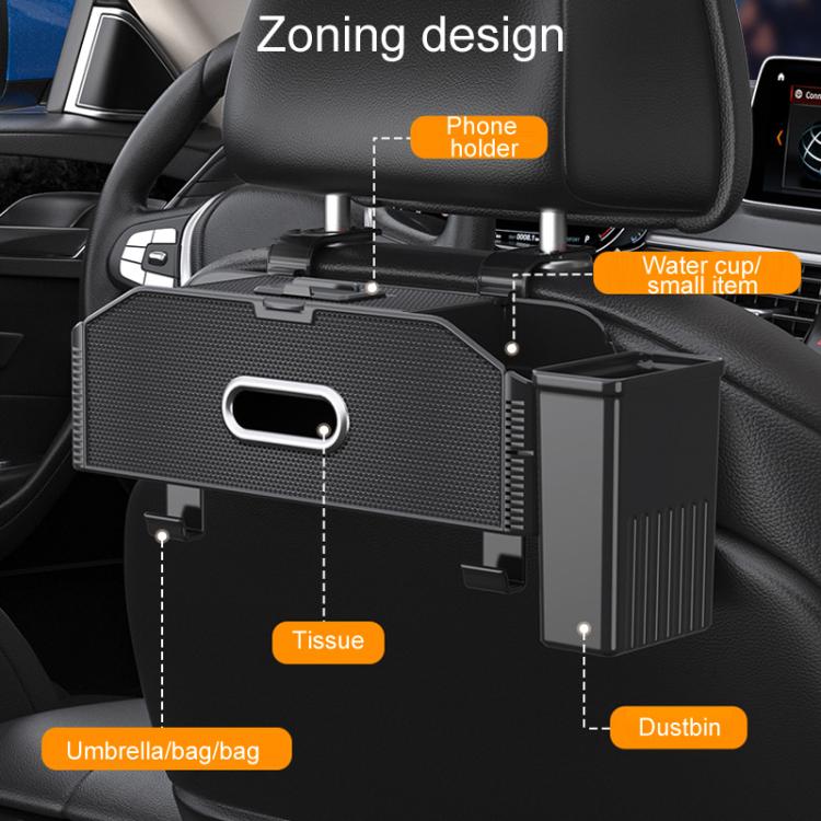 Car Seat Back Multifunctional Storage Box Pouch Phone Holder