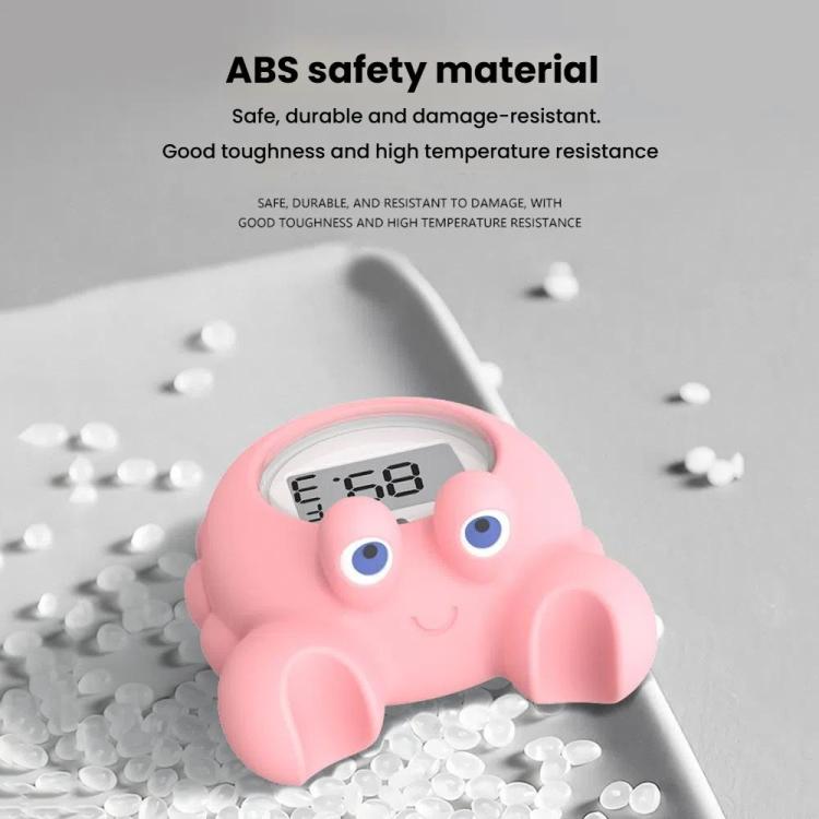 Crab Shape Digital Thermometer Baby Bath Water Thermometer, Color: Black LED