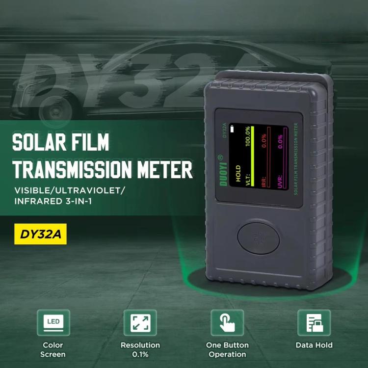 DUOYI Portable Heat-Insulating Glass Solar Film Tester - DY32A