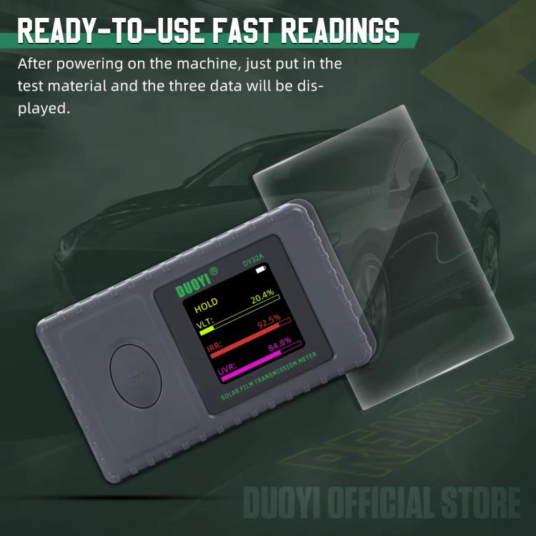 DUOYI Portable Heat-Insulating Glass Solar Film Tester - DY32A