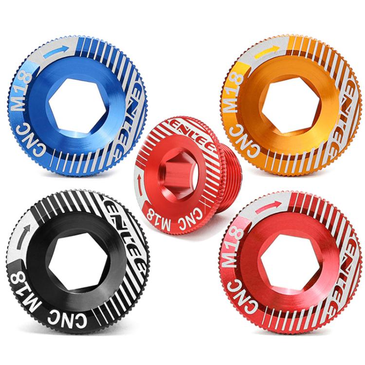 ENLEE Aluminum Bicycle Crank Cover Crank Screws, Color: M20 Gold