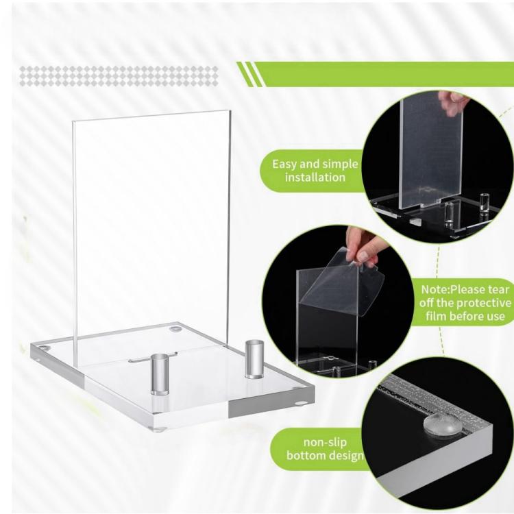 Acrylic Book Picture Frame Plate Stand - YX157