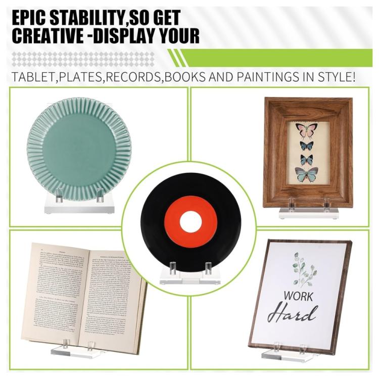 Acrylic Book Picture Frame Plate Stand - YX157