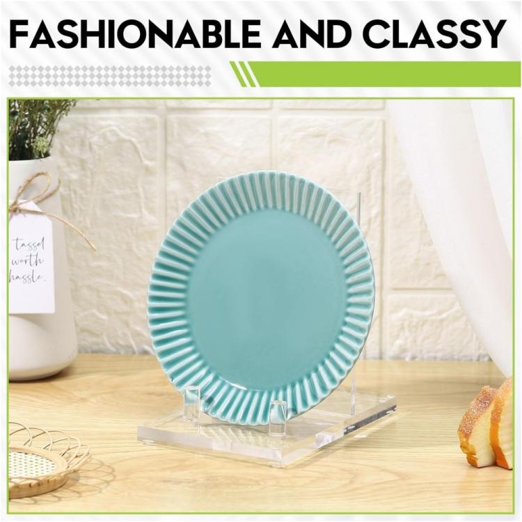 Acrylic Book Picture Frame Plate Stand - YX157