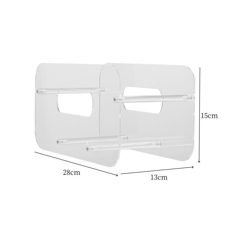 Acrylic Dinner Plate Display Stand Plates Storage Organizer - YX156