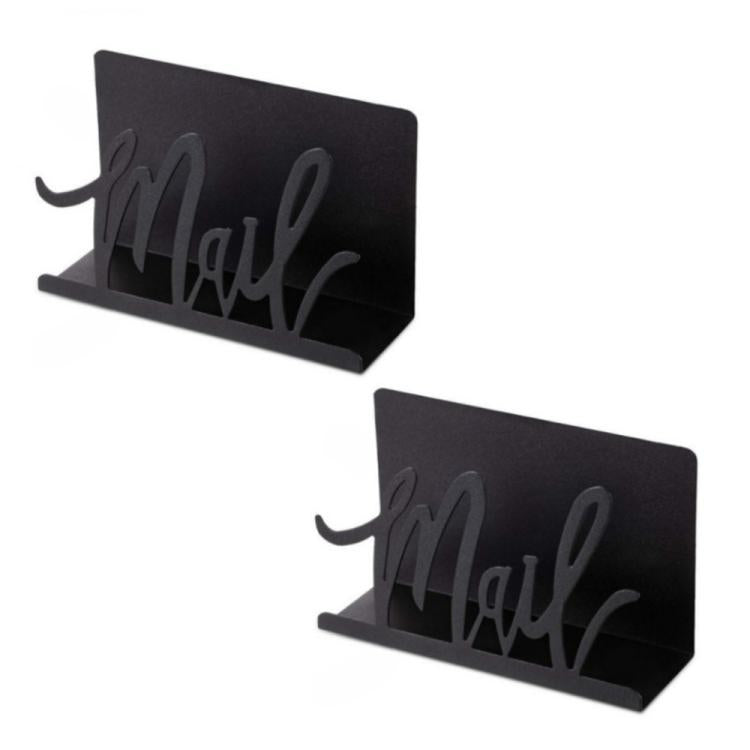 2pcs Metal Mail Letter Storage Rack for Office Desks