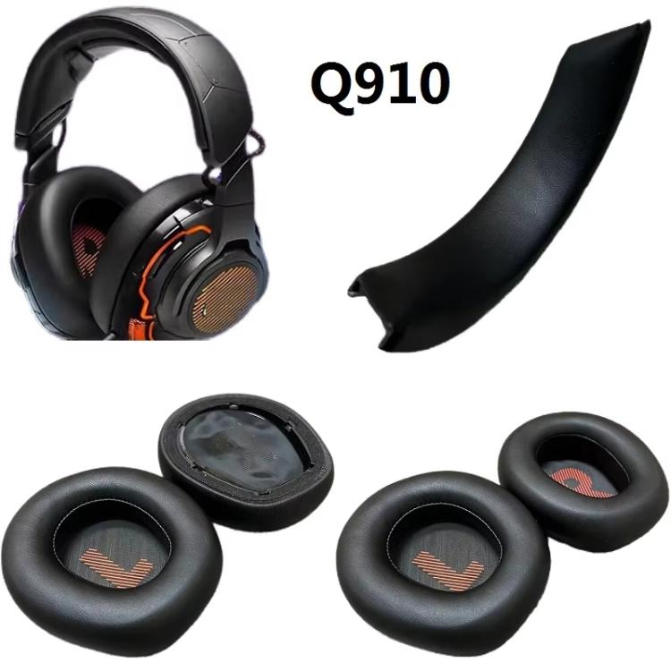For JBL Q910 / Q910X / Q910P Headphones Accessories 1pair Black Earpads
