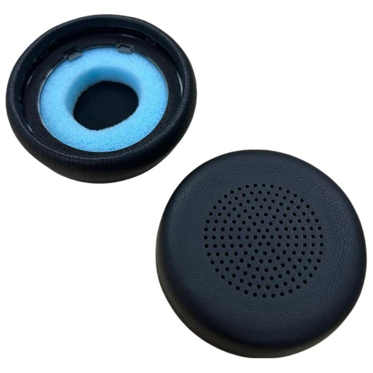 For Lenovo Wireless VoIP Headset Accessories 1pair Protein Leather Earpads