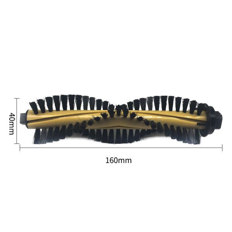 For ILIFE A4S / A40 / ECOVACS CEN550 Sweeping Robot Vacuum Cleaner Accessories Main Brush  - Yellow