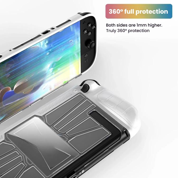 For Nintendo Switch 2 Game Console TPU + PC One-piece Case Shockproof Shell