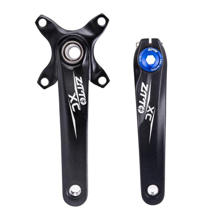 2pcs ZTTO Bicycle Aluminum Alloy Crank Cover Mountain Bike Crank Screws, Style: M19 Blue