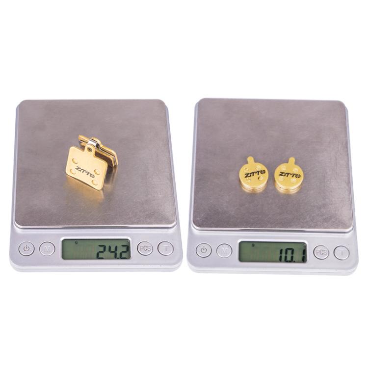 2pairs ZTTO Mountain Bike Full Metal Copper Base Lining Oil Disc Block Brake Pad, Model: MJ-11H