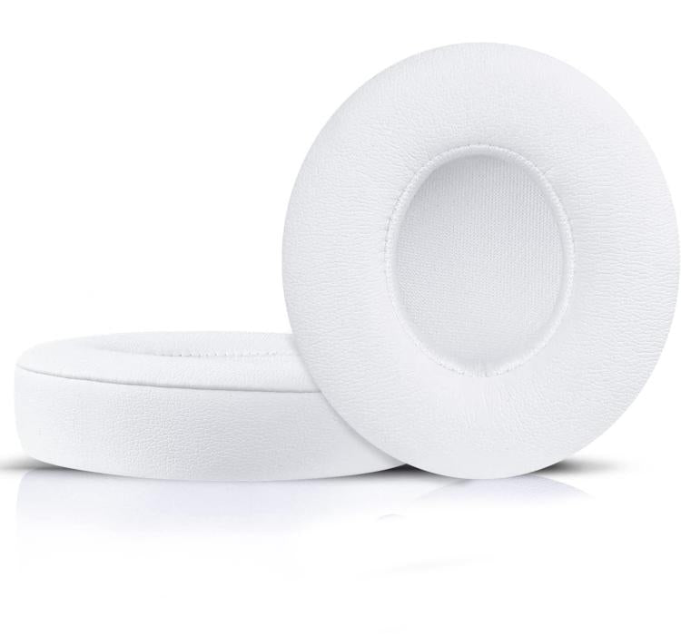 For Beats Solo3 / Solo2 Headphones Ear Pads Sponge Cover, Spec: Wired White