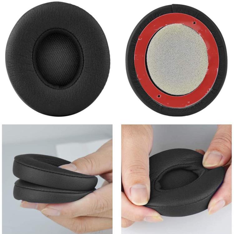 For Beats Solo3 / Solo2 Headphones Ear Pads Sponge Cover, Spec: Wireless Black