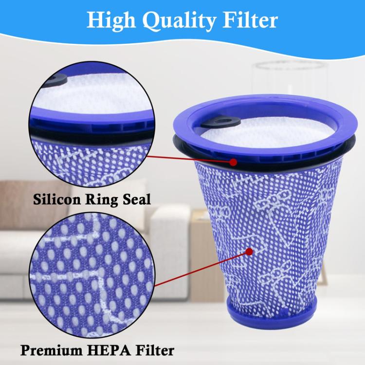 Vacuum Cleaner Pre-Filter HEPA Filter Replacement For Dyson CY18 / CY22 / CY23 / CY24 / CY25 / DY75 / DY77 / DY78 - Purple