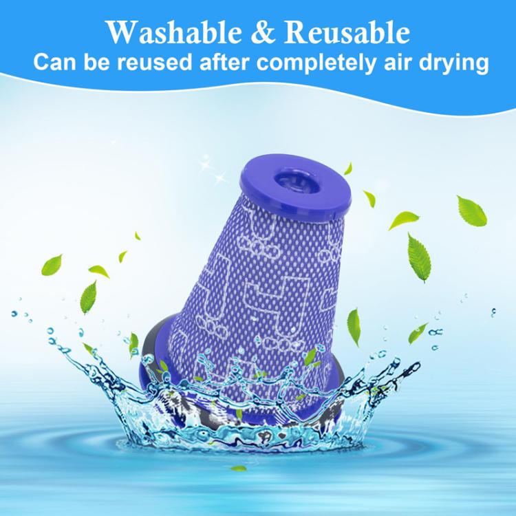 Vacuum Cleaner Pre-Filter HEPA Filter Replacement For Dyson CY18 / CY22 / CY23 / CY24 / CY25 / DY75 / DY77 / DY78 - Purple