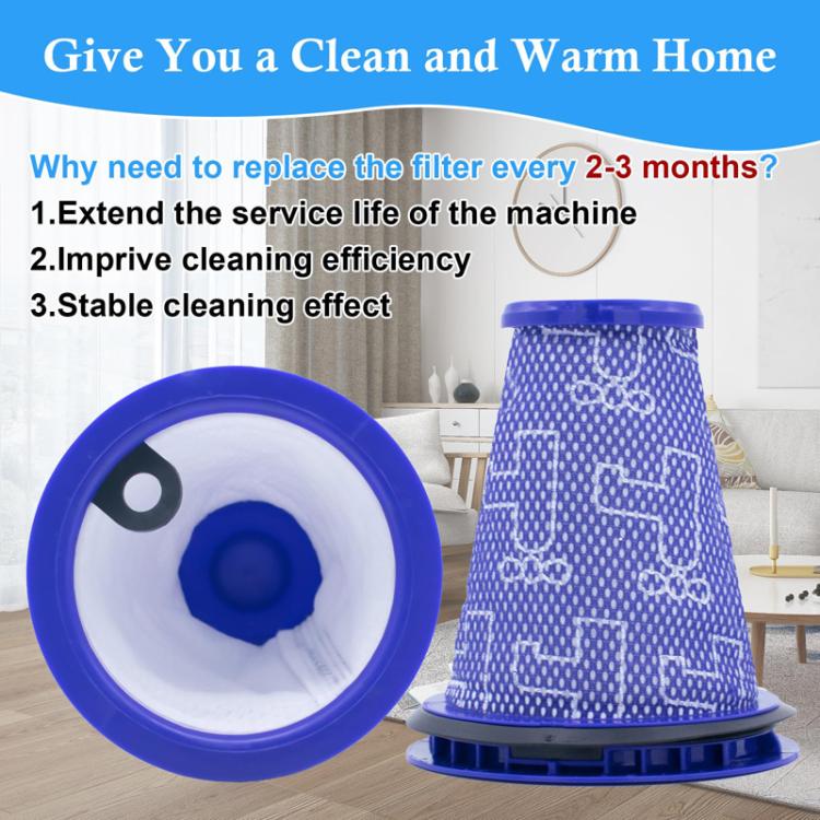 Vacuum Cleaner Pre-Filter HEPA Filter Replacement For Dyson CY18 / CY22 / CY23 / CY24 / CY25 / DY75 / DY77 / DY78 - Purple