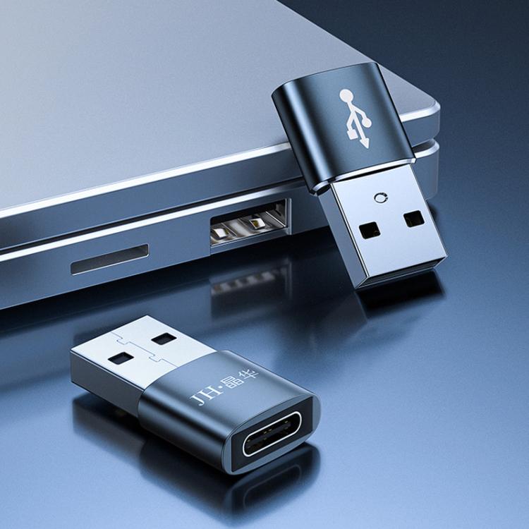 JINGHUA S505 Alloy Case Cell Phone To Computer USB2.0 Adapter - USB Male To Type-C