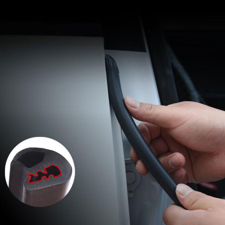 Car B-pillar Waterproof Anti-collision Sound Insulation Sealing Strip, Length: 1.8m SUV/MPV Adhesive Type