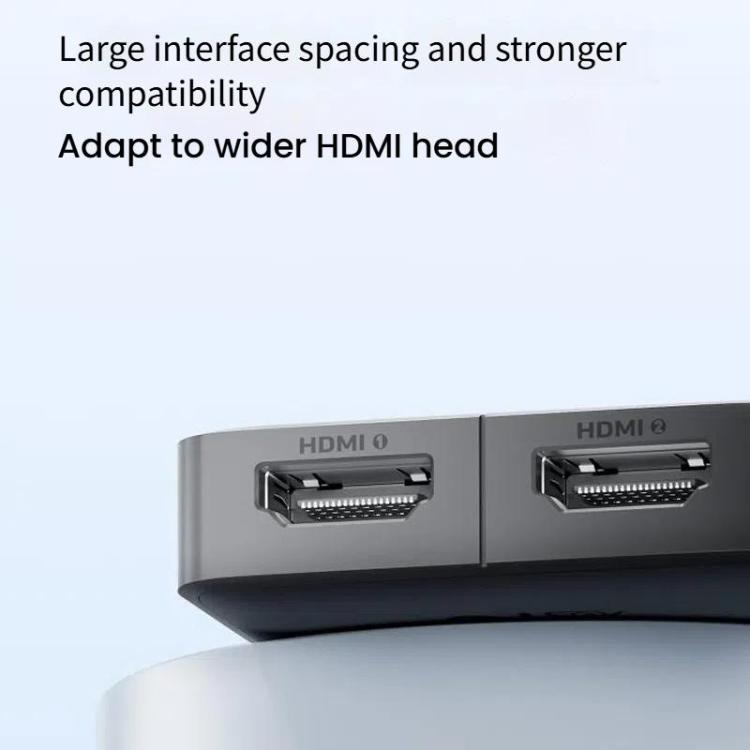 ANKER A83H1 4K 2 Into 1 Out Docking Station HDMI Converter - Black