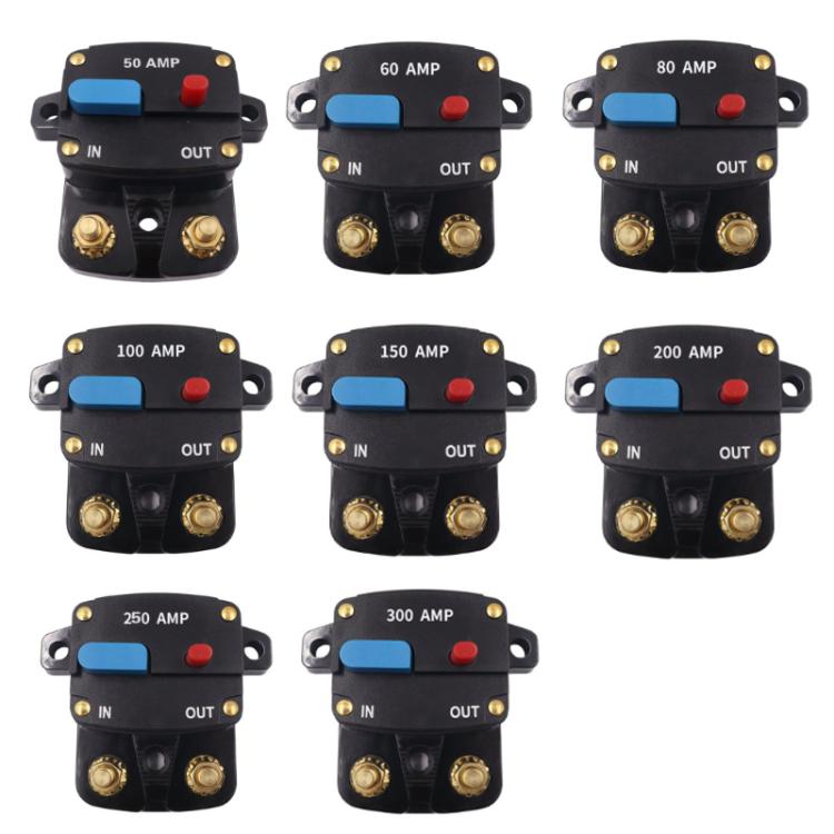 50A Car Audio Recovery Fuse Switch Current Short Circuit Overload Protection Circuit Breaker