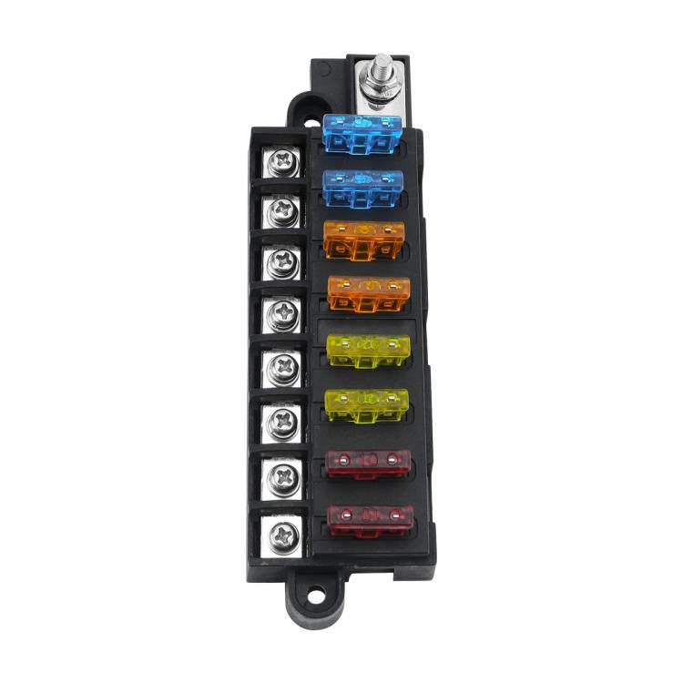 Automotive 8-way Fuse Box Terminal Block With Transparent Cover - CP-5099