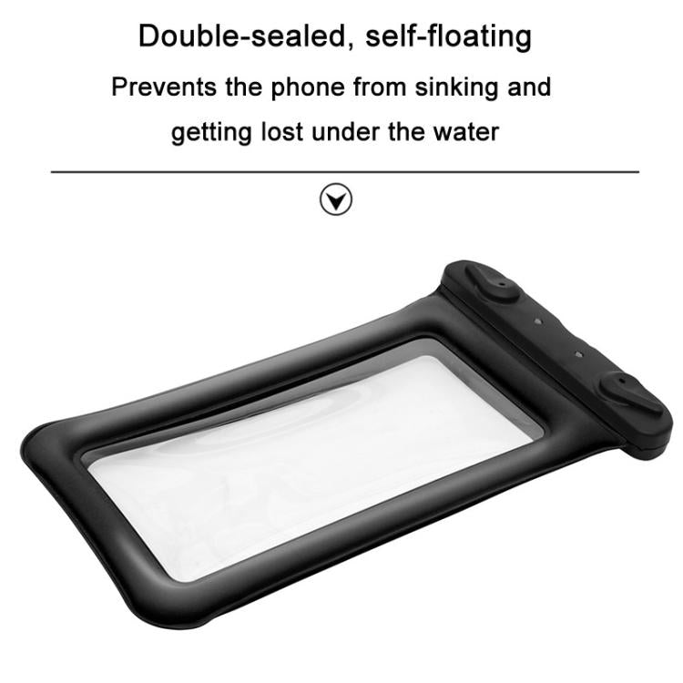 Floating Inflatable Airbag Cell Phone Waterproof Case Transparent Swimming Waterproof Phone Bag