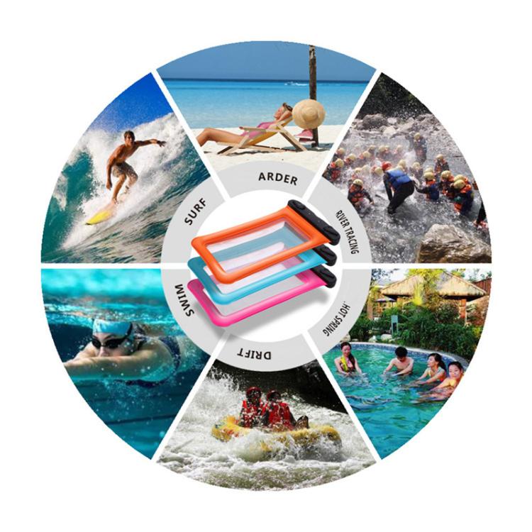 Floating Inflatable Airbag Cell Phone Waterproof Case Transparent Swimming Waterproof Phone Bag