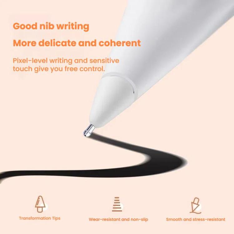 For Xiaomi Smart Pen 2nd Gen Replacement Tip Damped Needle-tip Pen Nib With 2 Circles Pen Tip Cap Transparent