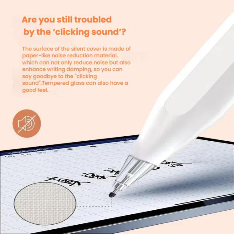 For Xiaomi Smart Pen 2nd Gen Replacement Tip Damped Needle-tip Pen Nib With 2 Circles Pen Tip Cap Transparent