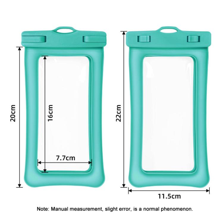TPU Dual Airbag Floating Mobile Phone Waterproof Bag Anti-sinking Diving Swimming Phone Waterproof Pouch