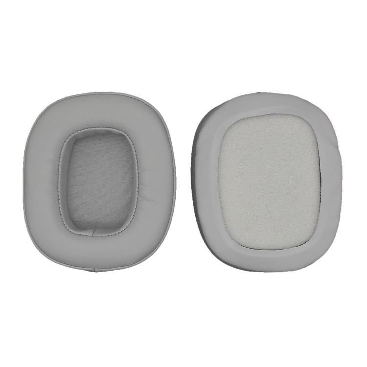1pair Headphones Sponge Earmuffs Headset Cover For Edifier HECATE G5 / G50 / G35 - Gray Leather