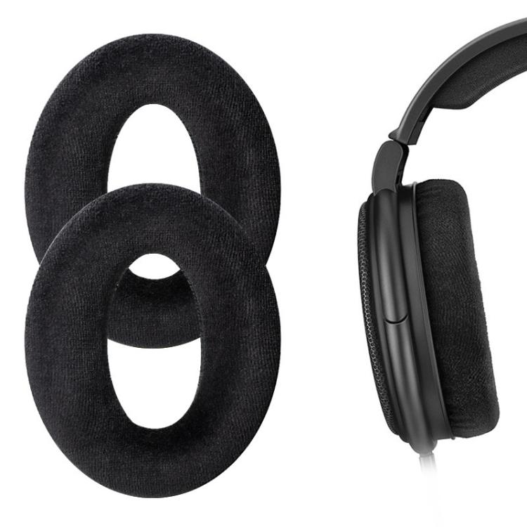 2pcs For Sennheiser HD545 / HD565 / HD580 / HD600 / HD650 Earphone Cover Sponge Earmuffs With Tuning Foam, Material: Protein Leather