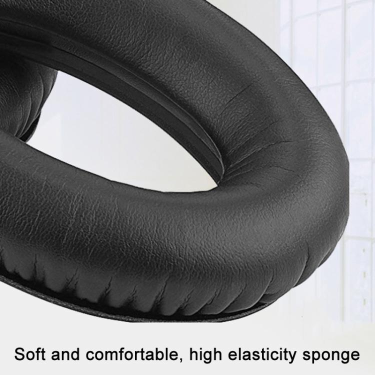 2pcs For Sennheiser HD545 / HD565 / HD580 / HD600 / HD650 Earphone Cover Sponge Earmuffs With Tuning Foam, Material: Lambskin-Patchwork